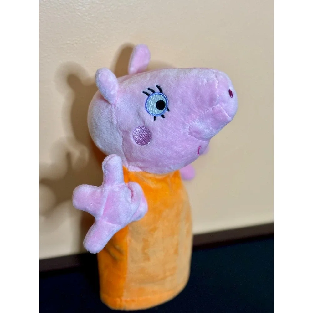 Peppa Pig George Mommy Hand Puppet Set TCG Toys Plush 9